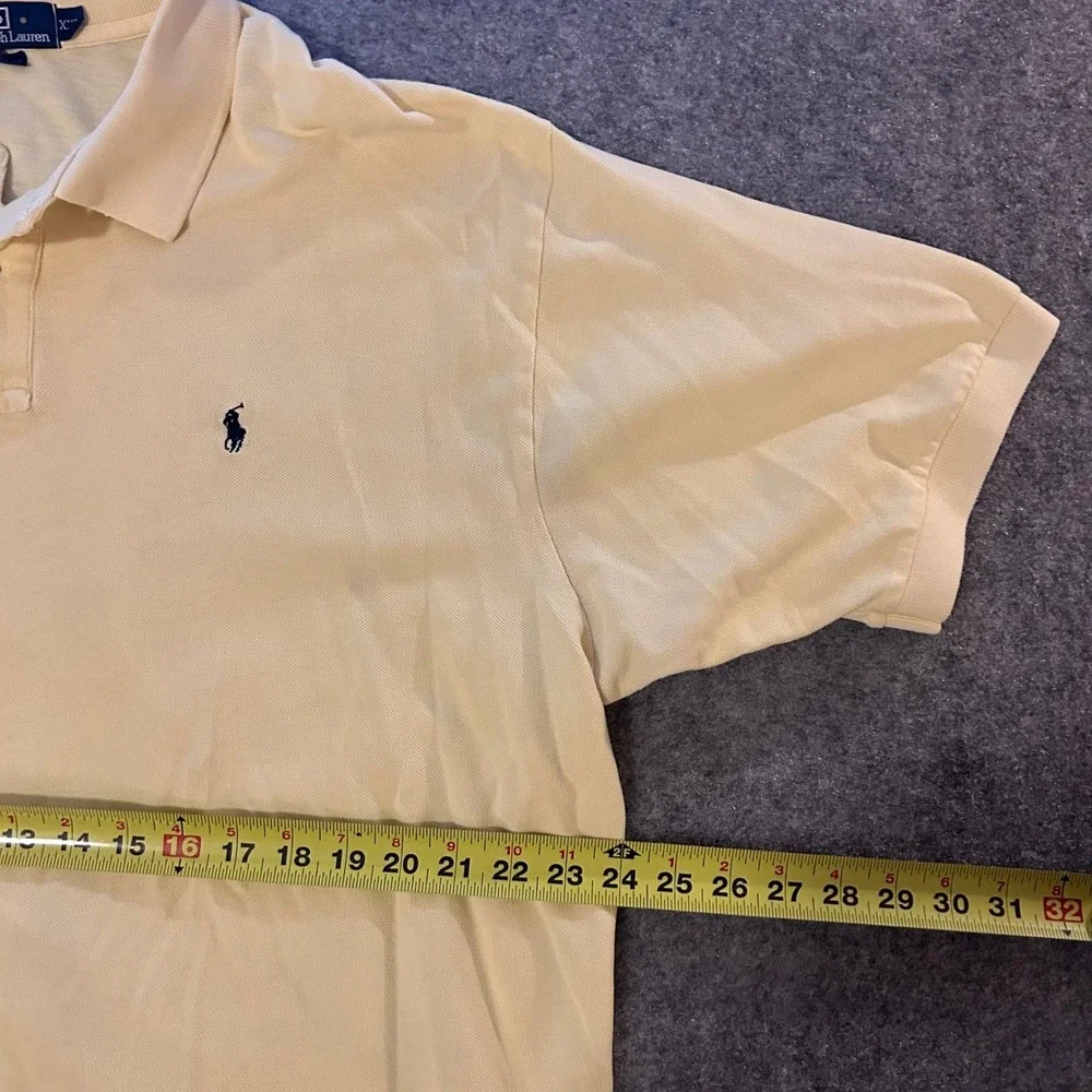 Vintage Polo Ralph Lauren Classic Golf Beach Old Money Polo‎ Shirt Adult 2XL